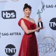 Sandra Oh (Screen Actors Guild Award de la meilleure actrice dans une série télévisée dramatique pour "Killing Eve") - Pressroom de la 25ème cérémonie annuelle des Screen Actors Guild Awards au Shrine Audritorium à Los Angeles, le 27 janvier 2019.
