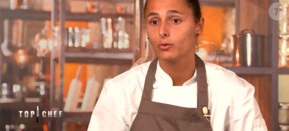 Anissa lors du premier épisode de "Top Chef" saison 10, diffusé le 6 février 2019 sur M6.