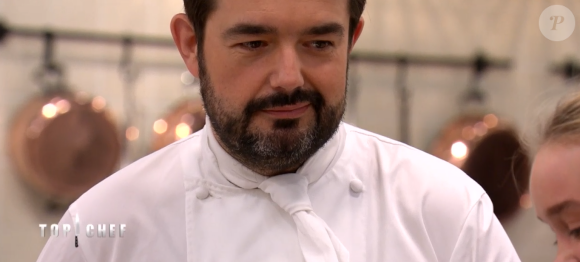Jean-François Piège lors du premier épisode de "Top Chef" saison 10, diffusé le 6 février 2019 sur M6.