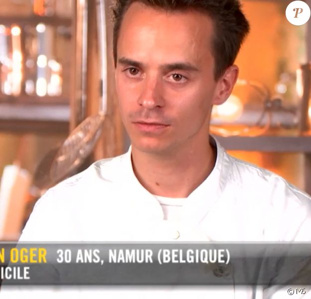 Sébastien lors du premier épisode de "Top Chef" saison 10, diffusé le 6 février 2019 sur M6.