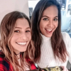 Vaimalama Chaves entourée des ex-Miss, le 28 janvier 2019 à Paris.