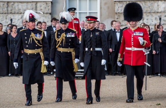 Le prince Harry assiste à la "Horse Guards Parade" à Londres. Le 15 juin 2017.