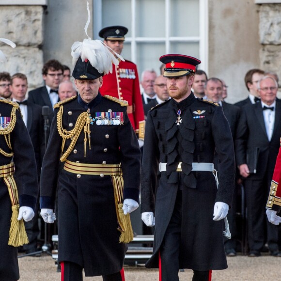 Le prince Harry assiste à la "Horse Guards Parade" à Londres. Le 15 juin 2017.