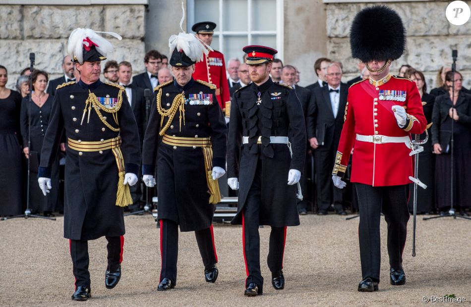 Le prince Harry assiste à la Horse Guards Parade à Londres. Le 15 juin