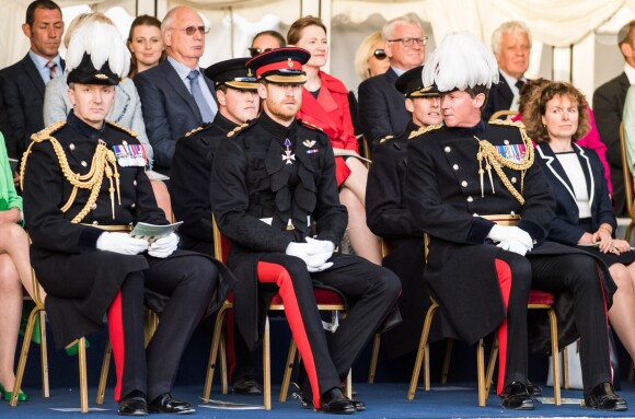 Le prince Harry assiste à la "Horse Guards Parade" à Londres. Le 15 juin 2017.