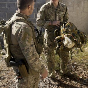 Le prince Harry lors d'un exercice d'entraînement de commando avec l'armée australienne en Australie en 2015.