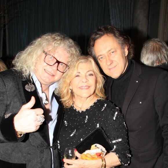 Pierre-Jean Chalençon, Nicoletta et son compagnon Jean-Christophe Molinier - Dîner de la 42ème édition du Prix The Best au cercle de l'union interaliée à Paris le 25 janvier 2019. © Philippe Baldini/Bestimage