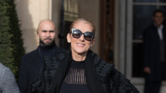Céline Dion quitte Paris dans une tenue très sobre