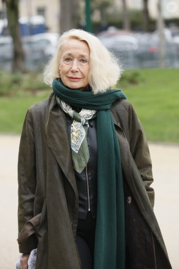 Brigitte Fossey - Arrivées au théâtre Marigny pour l'hommage à Michel Legrand à Paris le 1er février 2019