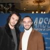 Anthony Colette et son frère Nathan à l'avant-première du film "Nicky Larson et le Parfum de Cupidon" au cinéma Le Grand Rex à Paris, France, le 1er février 2019. © Coadic Guirec/Bestimage