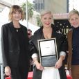 Pink entre Ellen DeGeneres et Kerri Kenney-Silver - La chanteuse Pink (Alecia Beth Moore) reçoit son étoile sur le Walk of Fame à Hollywood, Los Angeles, le 5 février 2019.