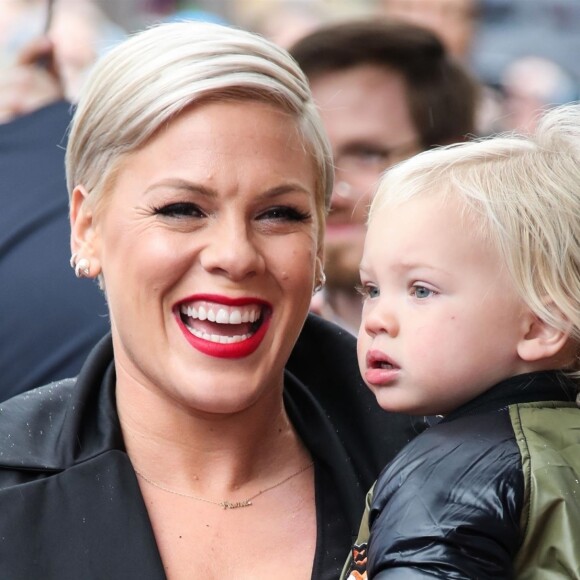 La chanteuse Pink (Alecia Beth Moore) reçoit son étoile sur le Walk of Fame à Hollywood, Los Angeles, le 5 février 2019.