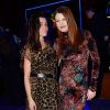 Exclusif - La chanteuse Jenifer (Jenifer Bartoli) et Elodie Frégé - Lancement du nouveau parfum "Black Opium Intense" d'Yves Saint Laurent au Boum Boum à Paris, le 5 février 2019. © Rachid Bellak/Bestimage