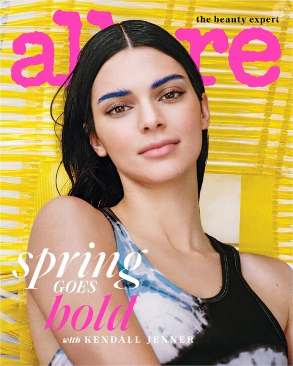 Kendall Jenner en couverture du magazine Allure. Photo par Cass Bird.