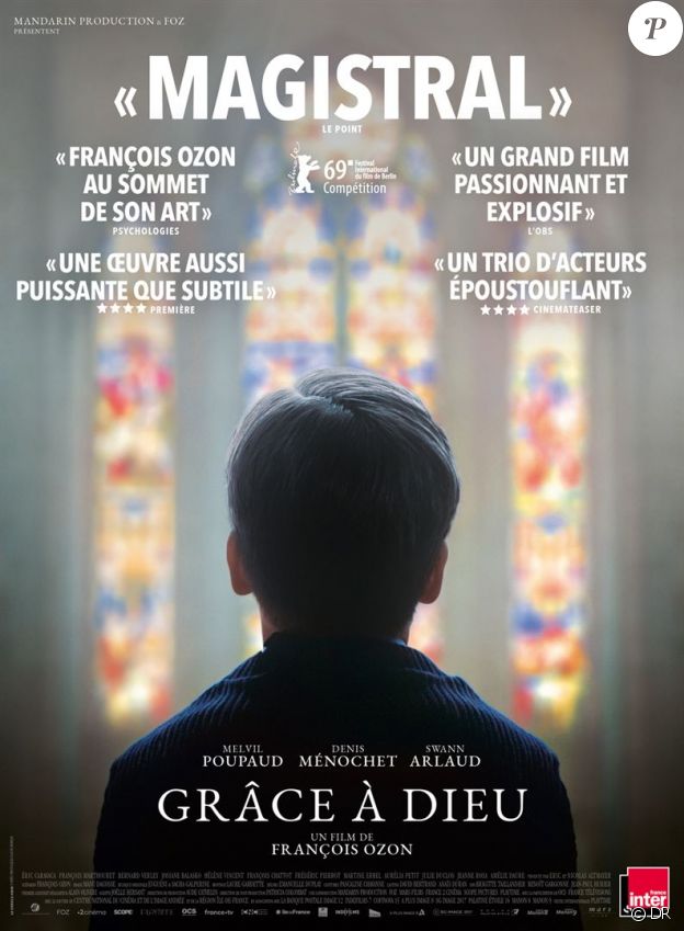 Affiche du film Grâce à dieu, dont la sortie en salles le 20 février 2019 est menacée