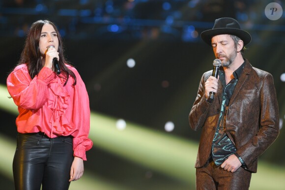 Izïa Higelin, Arthur H lors de la cérémonie des 34e Victoires de la Musique à la Seine Musicale, Boulogne Billancourt le 8 février 209. © Coadic Guirec / Bestimage