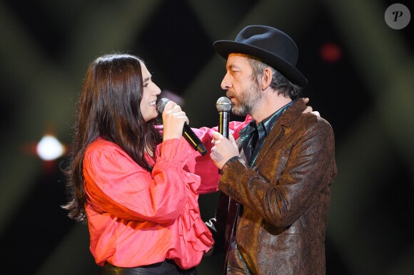 Izïa Higelin, Arthur H lors de la cérémonie des 34e Victoires de la Musique à la Seine Musicale, Boulogne Billancourt le 8 février 209. © Coadic Guirec / Bestimage