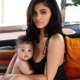 Kylie Jenner avec sa fille Stormi sur Instagram le 9 août 2018.