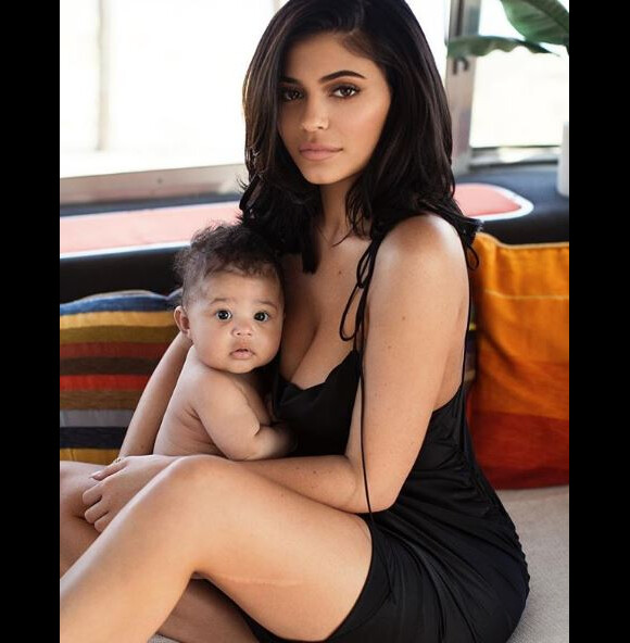 Kylie Jenner avec sa fille Stormi sur Instagram le 9 août 2018.