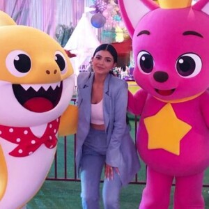 Kylie Jenner à la fête d'anniversaire organisée le 9 février 2019 pour le premier anniversaire de sa fille Stormi.