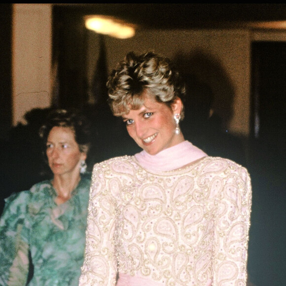 Lady Diana au Pakistan en 1991.
