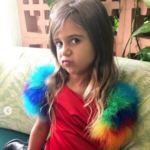 Penelope Disick. Août 2018.