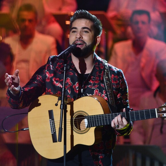 Kendji Girac - Enregistrement de l'émission "Les années bonheur" présentée par P.Sébastien, diffusée le 16 février sur France 2. Le 5 février 2019 © Giancarlo Gorassini / Bestimage