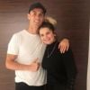 Cristiano Ronaldo et sa grane soeur Katia Aveiro sur Instagram. Février 2019.