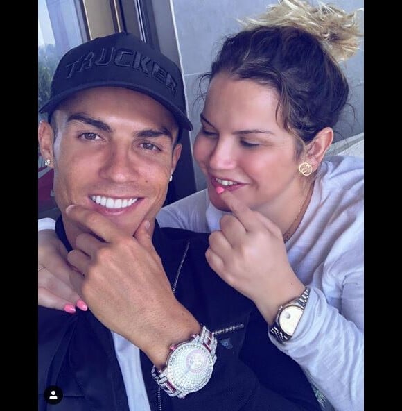 Cristiano Ronaldo et sa grande soeur Katia Aveiro sur Instagram le 19 octobre 2019.