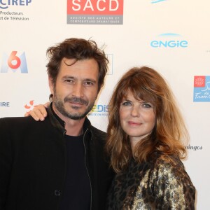 Gwendoline Hamon et Alexandre Varga au photocall de la cérémonie d'ouverture de la 21ème édition du festival des créations télévisuelles de Luchon, France, le 6 février 2019. © Patrick Bernard/Bestimage