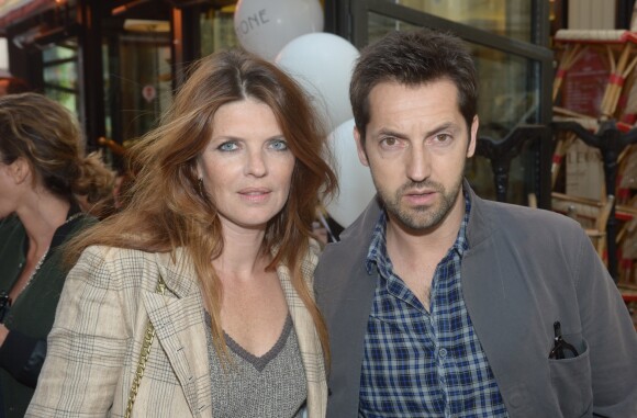 Archive - Frederic Diefenthal et sa femme Gwendoline Hamon - Soiree d'inauguration de la boutique Stone de la creatrice de bijoux Marie Poniatovski, la soeur de Sarah Lavoine a Paris, le 25 juin 2013.