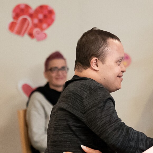 La First Lady Melania Trump visite un hôpital pour enfants à Bethesda, Maryland pour la Saint-Valentin le 14 Février 2019 © The White House via Bestimage