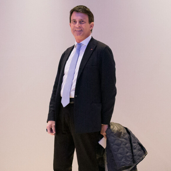 Manuel Valls lors du 34ème dîner du Conseil représentatif des institutions juives de France (CRIF) au Carrousel du Louvre à Paris, France, le 20 février 2019. © Stéphane Lemouton/Bestimage