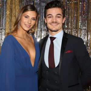 Camille Cerf (Miss France 2015) et son compagnon Cyrille lors du gala de charité le grand bal "ParAmour' à l'hôtel de ville de Paris, France, le 14 février 2019. © Denis Guignebourg/Bestimage