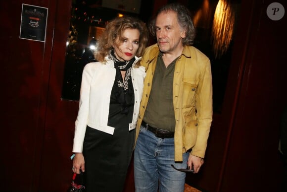 Eva Ionesco et Simon Liberati lors du concert privé du chanteur Christophe au restaurant Roxo du club Les Bains, le 21 février 2019 à Paris. © Jérôme Dominé/Abacapress