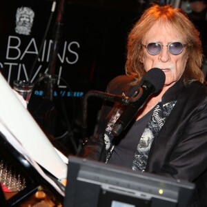 Christophe en concert privé au restaurant Roxo du club Les Bains, le 21 février 2019 à Paris, dans le cadre de l'événement Les Bains Festival. ©Jérôme Dominé/Abacapress