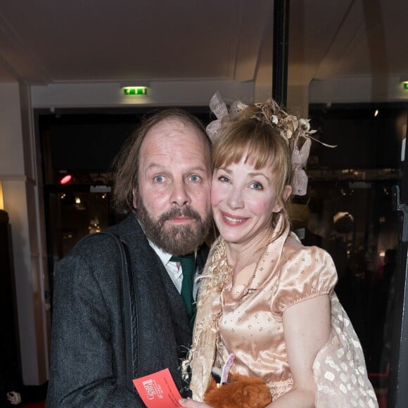 Julie Depardieu et Philippe Katerine, un couple toujours aussi tendrement exubérant devant les photographes lors de la 44e cérémonie des César à la salle Pleyel à Paris le 22 février 2019 © Borde-Jacovides / Bestimage