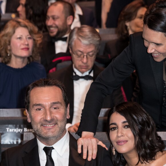 Gilles Lellouche et Leïla Bekhti lors de la 44e cérémonie des César à la salle Pleyel à Paris le 22 février 2019 © Borde-Jacovides / Bestimage
