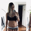 Alexia Mori dévoile son corps après deux mois de "Alexia's Challenge", le 26 février 2019.