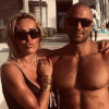 Ophélie Winter en compagnie de son coach Ersen Oznesil au Nikki Beach Resort & Spa à Dubai, le 25 février 2019.