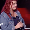 Sherley dans "The Voice 8" sur TF1, le 2 mars 2019.