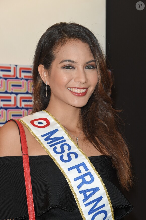 Vaimalama Chaves (Miss France 2019) lors de la présentation de la nouvelle collection Lancel lors de la Fashion Week collection prêt-à-porter automne-hiver 2019/2020 à Paris, France, le 27 février 2019. © Coadic Guirec/Bestimage