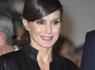 Letizia d'Espagne : Femme fatale avec son look rock et cuir à ARCOmadrid