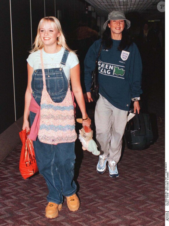 Emma Bunton à Londres en 1997