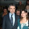 Rowan Atkinson et Sunetra Sastry à Londres en 2005