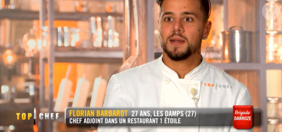 Florian lors du cinquième épisode de "Top Chef" saison 10, diffusé le 6 mars 2019 sur M6.