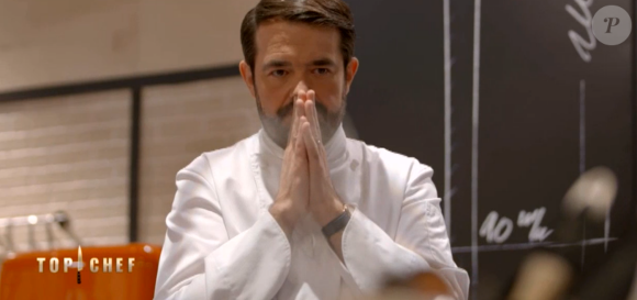 Jean-François Piège lors du cinquième épisode de "Top Chef" saison 10, diffusé le 6 mars 2019 sur M6.