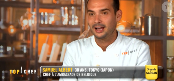 Samuel lors du cinquième épisode de "Top Chef" saison 10, diffusé le 6 mars 2019 sur M6.