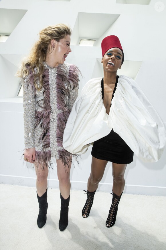 Amber Heard et Janelle Monae - Photocall du défilé de mode Prêt-à-Porter automne-hiver 2019/2020 "Giambattista Valli" à Paris. Le 4 mars 2019 © Olivier Borde / Bestimage