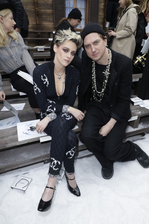 Kristen Stewart et Lars Eidinger - People au défilé de mode Prêt-à-Porter automne-hiver 2019/2020 "Chanel" à Paris. Le 5 mars 2019 © Olivier Borde / Bestimage